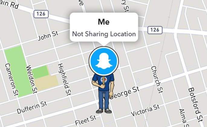 How your avatar will appear on Snap Map with Ghost Mode turned on