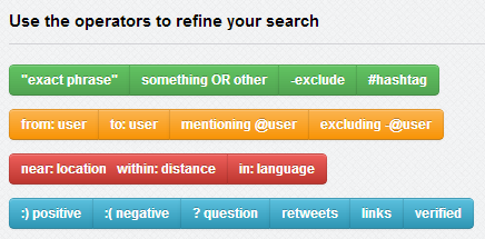 Google search operators (or parameters) are characters / terms used on Google to help refine / focus the search